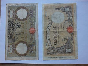 Italie. Lire - 31 banconote Regne/Repubbica (Sans prix de