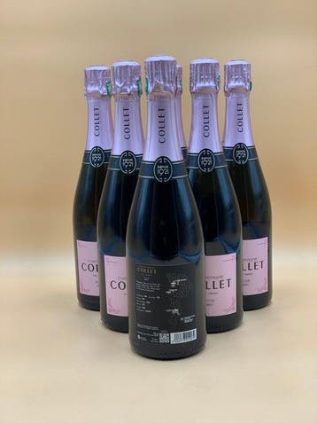 Collet - Champagne Rosé, Brut - 6 Flessen (0.75 liter), Nieuw