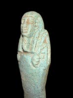 Égypte ancienne Faience Shabti - 11.3 cm (Sans prix de