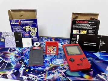 Nintendo - Gameboy Pocket - SET RED EDITION -Game Boy Pocket, Nieuw