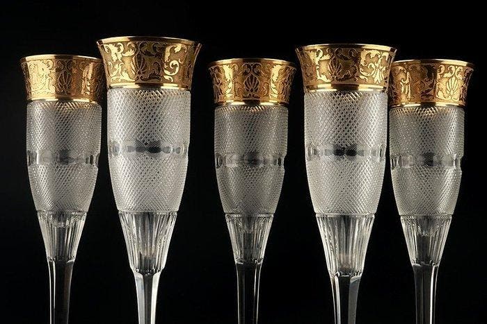 Moser & Söhne - Drinkservies - Prachtig! - Kristal, Antiek en Kunst, Kunst | Designobjecten