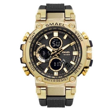 Militair Sport Horloge met Digitale Wijzerplaten voor Heren, Verzenden, Nieuw, SMAEL