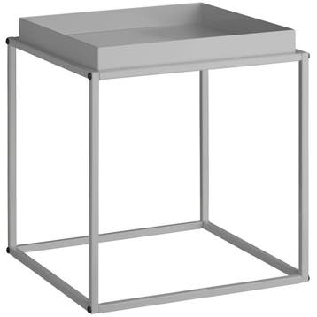 Bijzettafel Cambridge 40x40x44cm - grijs, Huis en Inrichting, Verzenden, Nieuw