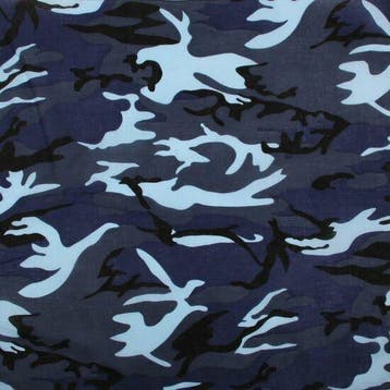 Haarband Bandana Zakdoek 55cm – Camouflage Print – Grijs, Handtassen en Accessoires, Nieuw