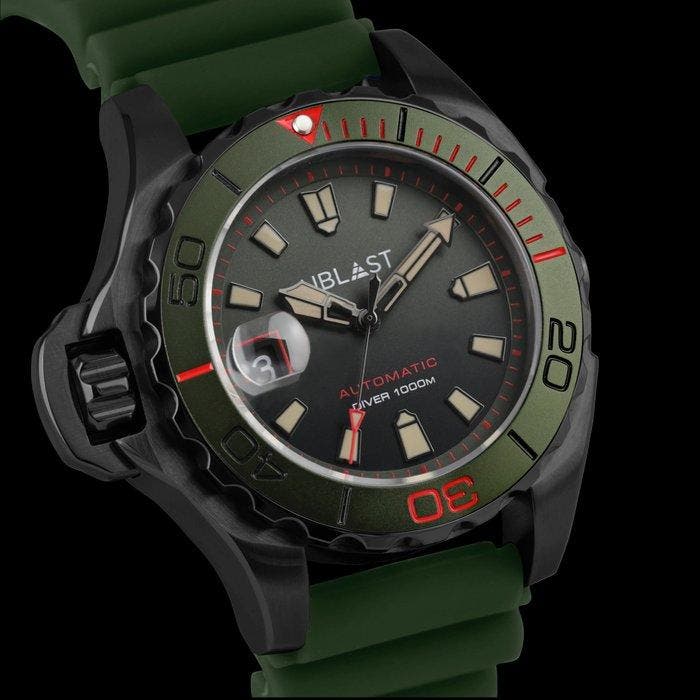 Ublast - Reverse Professional Diver 100 ATM -, Handtassen en Accessoires, Horloges | Heren