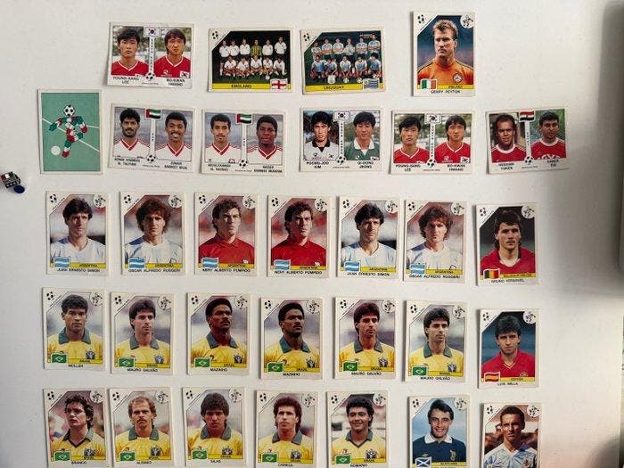 FIFA World Cup 1990 - Romario - 1990 - Stickers, Tas, Speld, Verzamelen, Overige Verzamelen