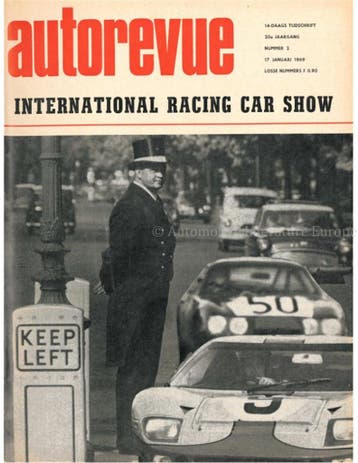 1969 AUTO REVUE MAGAZINE 02 NEDERLANDS, Nieuw