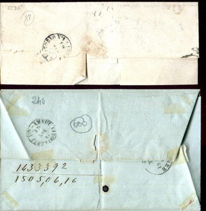 Italiaanse oude staten - Sardinië 1858/1861 - 20 centesimi, Timbres & Monnaies, Timbres | Europe | Italie