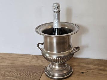 20th century silverplated champagne cooler - Champagne