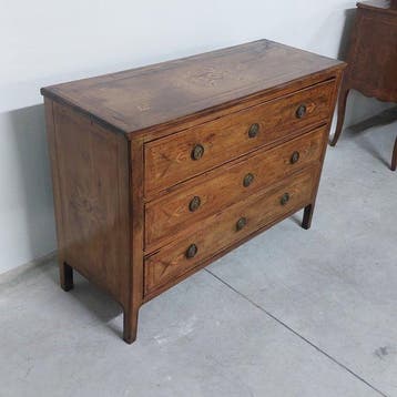 Commode - Noyer - Luigi XVl, Antiquités & Art, Antiquités | Autres Antiquités