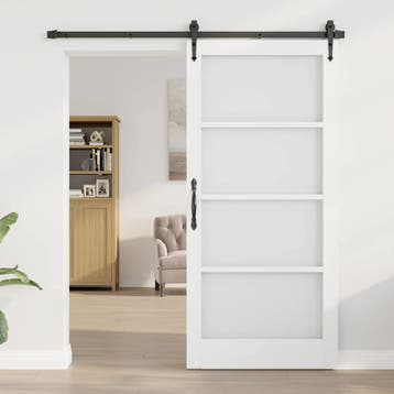 vidaXL Interne Deur ORKDAL Wit Voorbereid 93 x 202 cm, Bricolage & Construction, Fenêtres & Moustiquaires, Verzenden