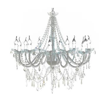 vidaXL Kroonluchter Maria Theresa 12-armig, Maison & Meubles, Lampes | Lustres, Verzenden