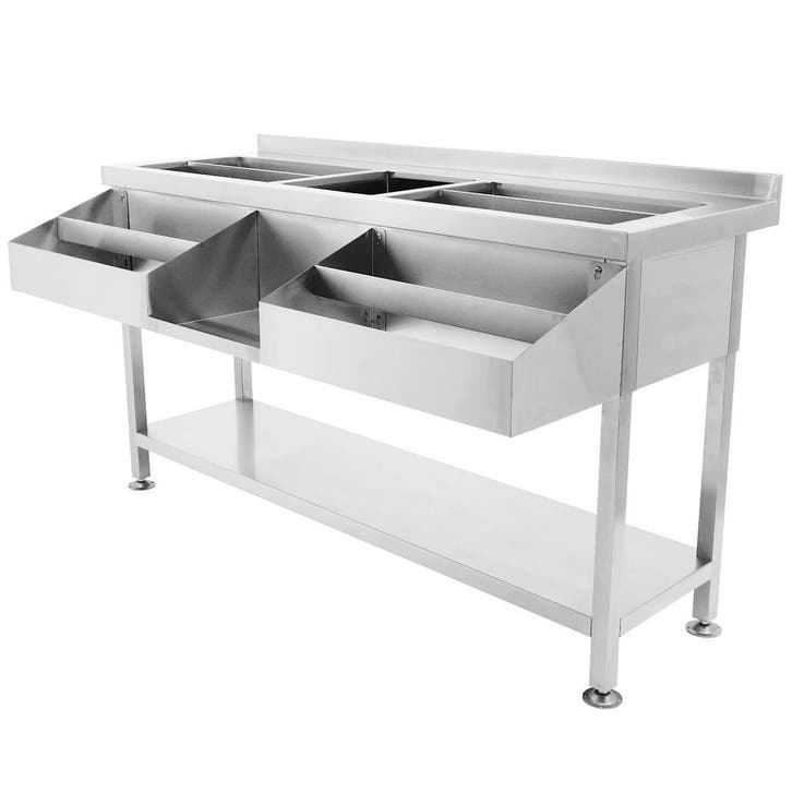 Bar-/Cocktailstation | RVS | IJs-/Ingrediëntenbakken +, Articles professionnels, Horeca | Équipement de cuisine, Envoi
