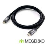 Equip 128381 USB4 Gen 3x2 40Gbps 240W USB Type-C 1.2m, Verzenden