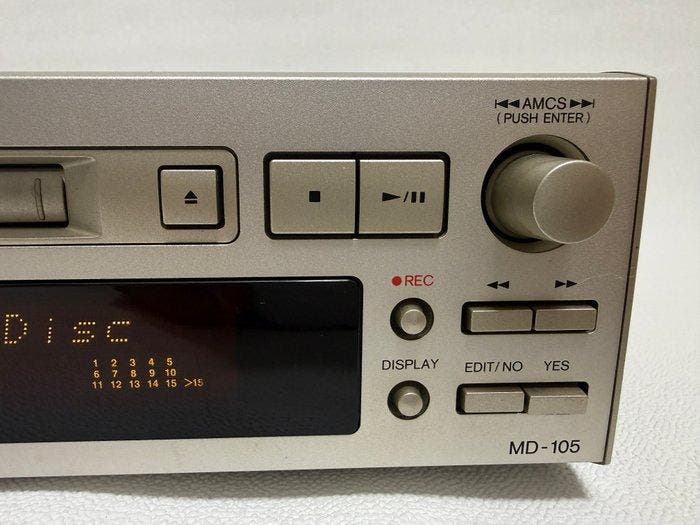 Onkyo - MD-105 Minidisc deck, Audio, Tv en Foto, Radio's