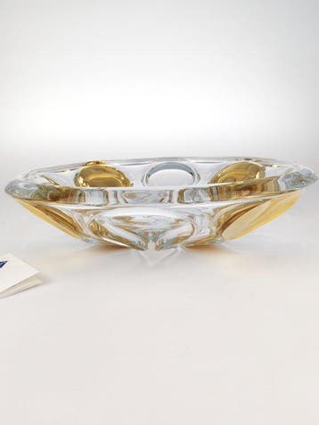 Centre de table - Océan - Or 24 ct - Centre de table rond en, Antiquités & Art