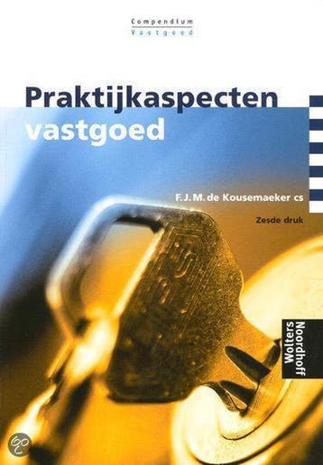 Praktijkaspecten vastgoed (zesde druk) / Compendium vastgoed, Verzenden