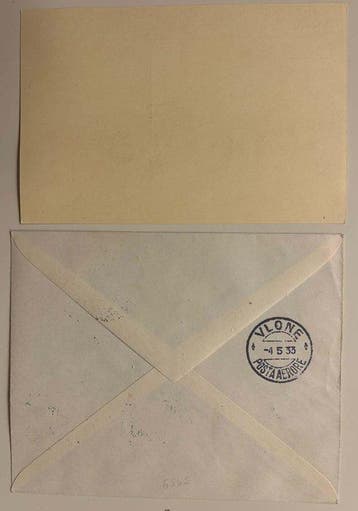 Grèce - Grèce 1933 Enveloppe Zeppeline et Carte MB742, Gestempeld