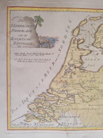 Nederland - Algemene kaart van de Zeven Verenigde Provinciën, Nieuw