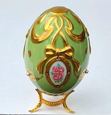 Fabergé ei - Porselein, Goud