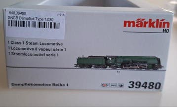 Märklin H0 - 39480 - Stoomlocomotief met tender (1) - serie, Nieuw