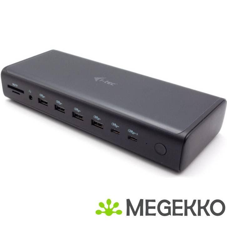 I-tec Universal 6x 4K/60Hz Display Docking Station + Power, Computers en Software, Overige Computers en Software, Nieuw, Verzenden