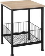 2dekans | tectake® - Bijzettafel Grimsby 40x40x55,5cm -, Huis en Inrichting, Ophalen of Verzenden, Nieuw