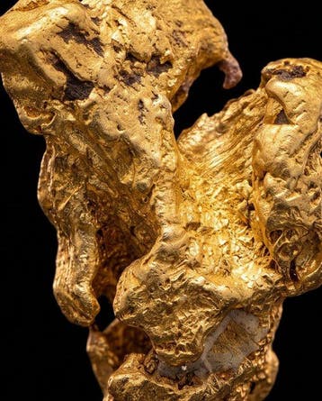 Goud Goud nugget - Hoogte: 13.72 mm - Breedte: 9.86 mm- 2.45