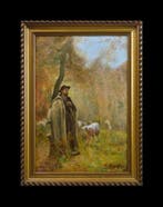 Charles Dezobry (XIX) - Berger et ses moutons
