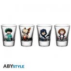 My Hero Academia Set van 4 Shotglazen, Ophalen of Verzenden, Nieuw