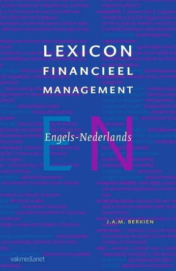 Lexicon Financieel Management | J.A.M. Berkien | Nieuw, Verzenden, J.A.M. Berkien
