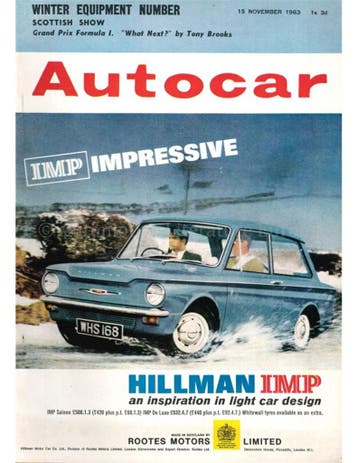1963 AUTOCAR MAGAZINE 3535 ENGELS