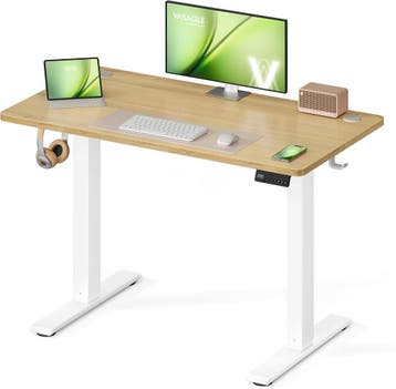 Zit sta bureau 100x60 cm - hoogte verstelbaar 72 t/m 120 cm, Verzenden, Nieuw