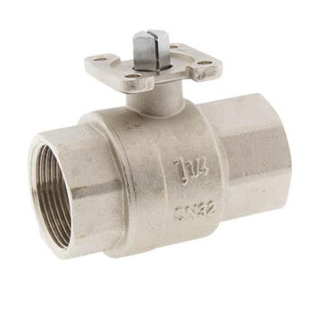 Vanne à bille en laiton G4 2 voies ISO-Top PN40 - BL2BA, Verzenden