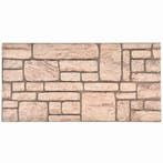 vidaXL Wandpanelen 10 pcs Beige 100 x 50 cm EPS-schuim, Verzenden, Nieuw