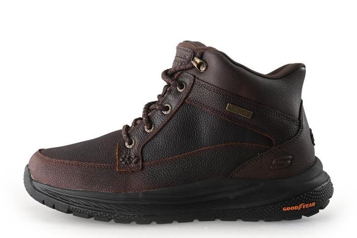 Skechers Veterboots in maat 43 Bruin, Kleding | Heren, Schoenen, Bruin, Zo goed als nieuw, Boots, Verzenden