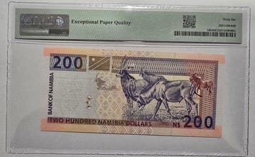 Namibië. - 200 Dollars ND(1996) - Pick 10b (Zonder