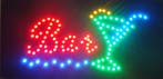 Bar cafe broodjes LED bord lamp verlichting lichtbak reclame, Verzenden, Nieuw