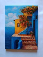 Gabriele Fabris (1958) - Rustico sul mare (paesaggio