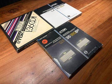 TDK - 26cm metal reels with tape - Reel-to-reel audio -