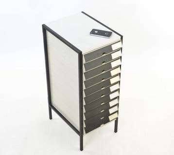 Commode - Conteneur - Acier - Rangement de bureau DIN A4
