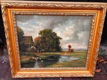 Ernst J. Engelmann (1820-1920) - Polderlandschap