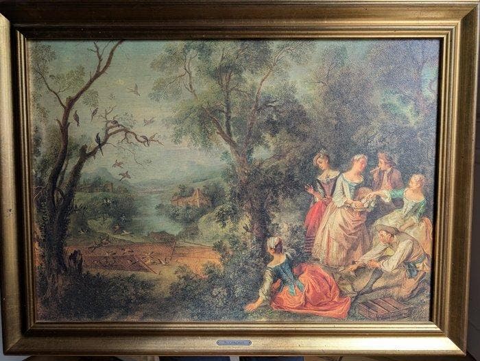 After Nicolas Lancret (1690-1743), Naar - Scènes galantes et, Antiek en Kunst, Kunst | Schilderijen | Klassiek
