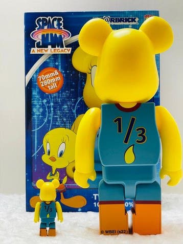 Medicom toy - BE@RBRICK 400% & 100% Tweety Space jam 2