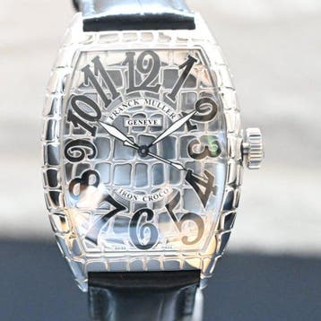 Franck Muller - Cintrée Curvex - 8880SC IRON CROCO - Homme -