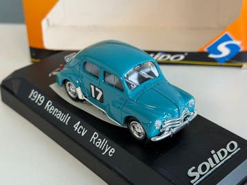 Solido + Norev 1:43 - Modelauto (2) - Renault 4cv #17 Rally