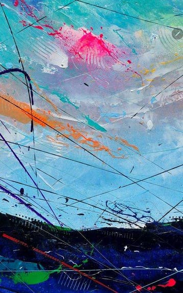 Onofre Alarcón - Chromatic Sea #164 - XXL NO RESERVE