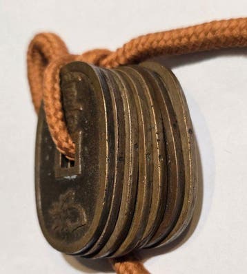 Japan. 100 Mon Tenpo Tsuho (1835-1870) Lot of 7 coins