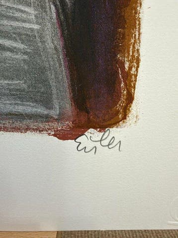 Georg Eisler (1928-1998) - Menschen im Kaffeehaus, 1991
