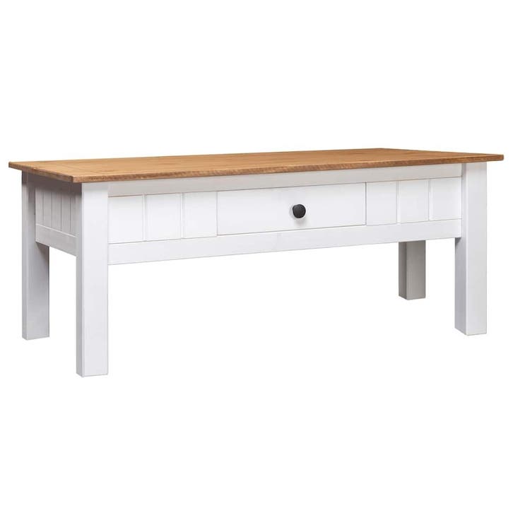 vidaXL Salontafel Panama Range 100x60x45 cm massief, Huis en Inrichting, Tafels | Salontafels, Nieuw, Verzenden